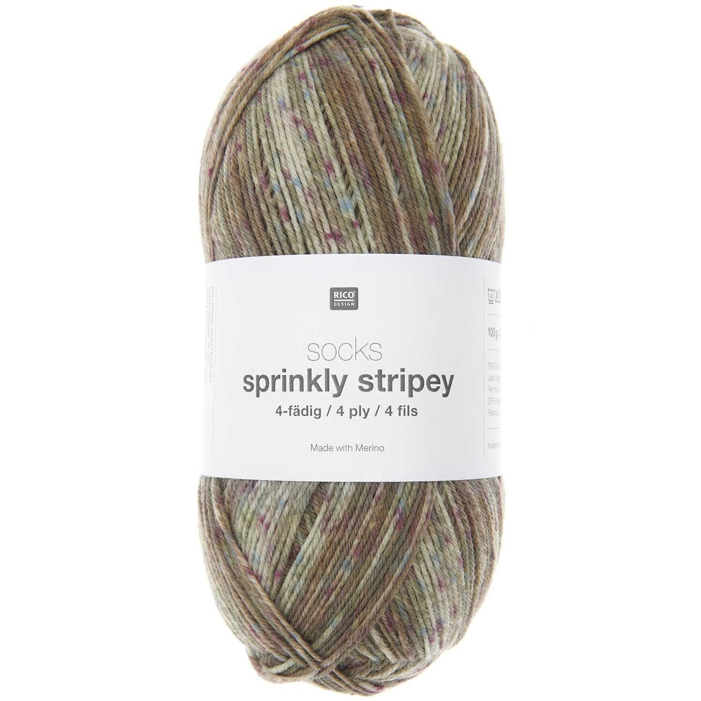 Socks Sprinkly Striply 6-ply 150g 400m