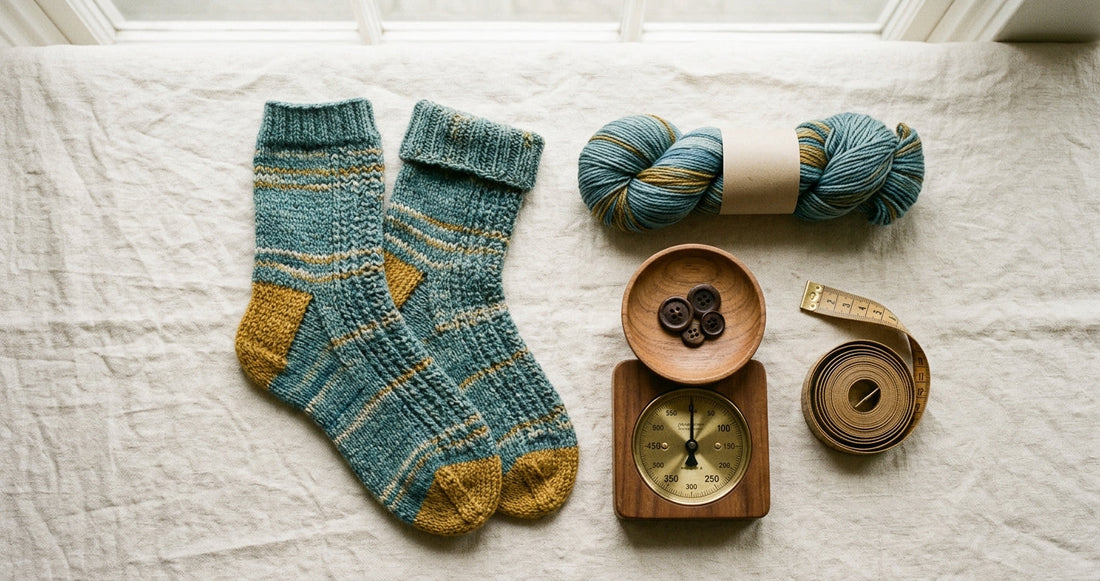 How Much Sock Yarn Do You Need for a Pair of Socks?