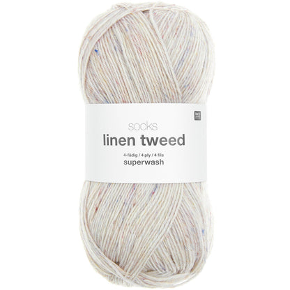 Socks Linen Tweed 4-ply