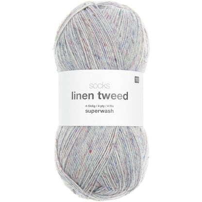 Socks Linen Tweed 4-ply