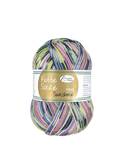 Flotte Socke 4f. Sunshine