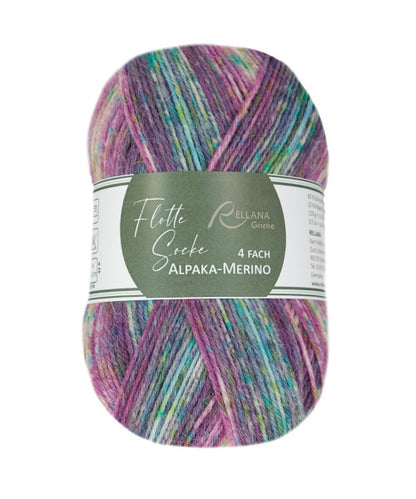 Flotte Socke 4f. Alpaka-Merino