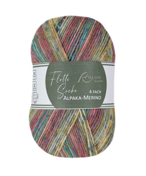 Flotte Socke 4f. Alpaka-Merino
