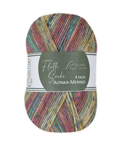 Flotte Socke 4f. Alpaka-Merino