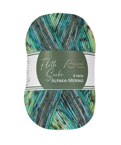 Flotte Socke 4f. Alpaka-Merino