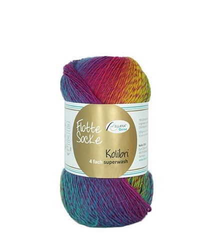 Flotte Socke 4f. Kolibri