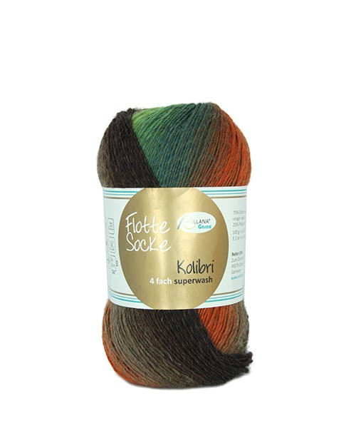 Flotte Socke 4f. Kolibri