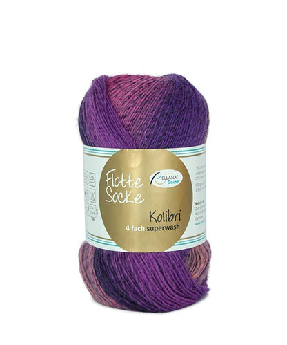 Flotte Socke 4f. Kolibri