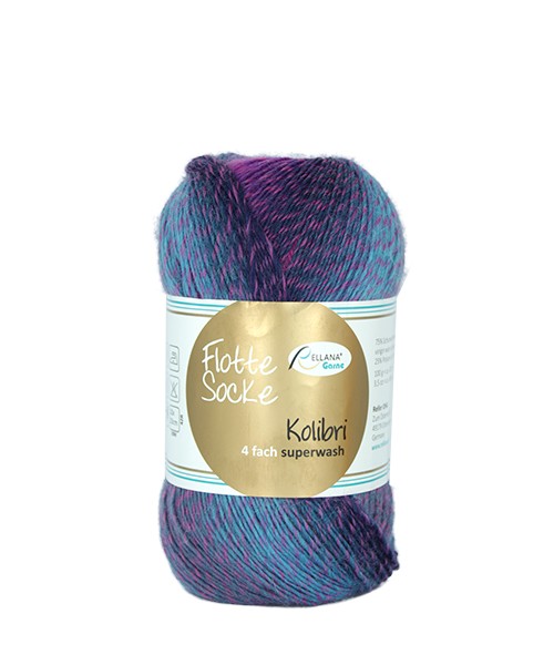 Flotte Socke 4f. Kolibri