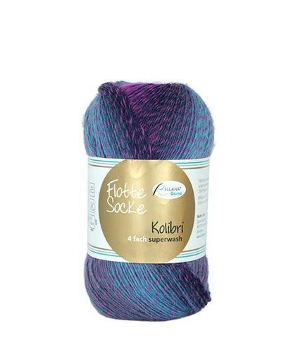Flotte Socke 4f. Kolibri