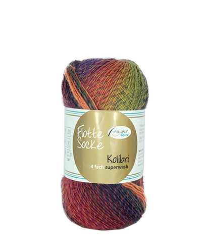 Flotte Socke 4f. Kolibri