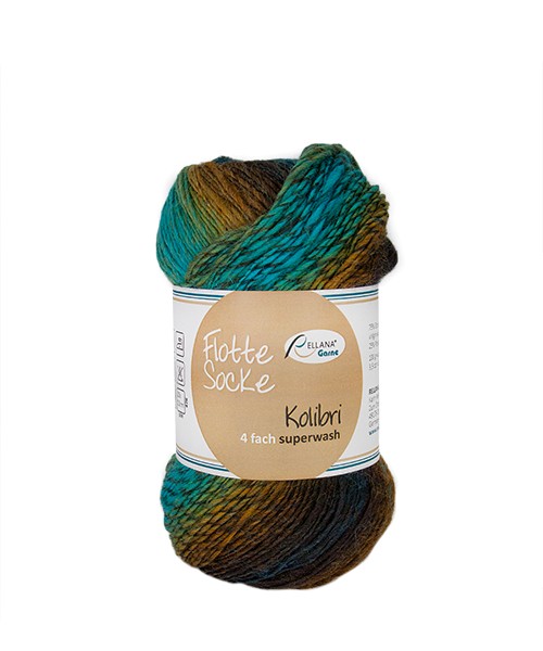 Flotte Socke 4f. Kolibri