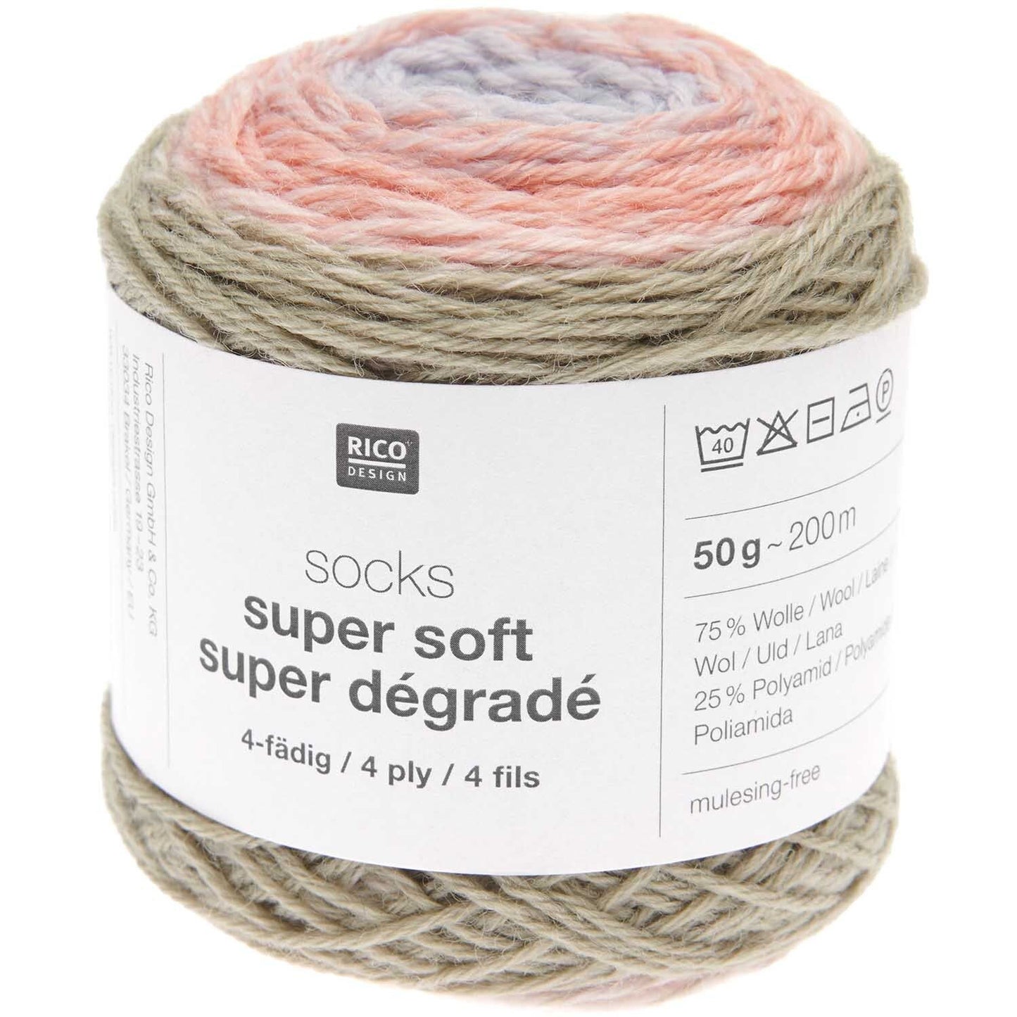 Socks Super Soft Super Dégradé 4-thread