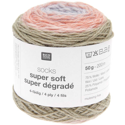 Socks Super Soft Super Dégradé 4-thread
