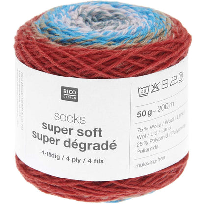 Socks Super Soft Super Dégradé 4-thread
