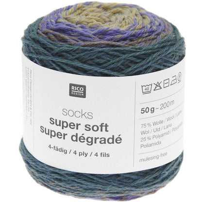 Socks Super Soft Super Dégradé 4-thread