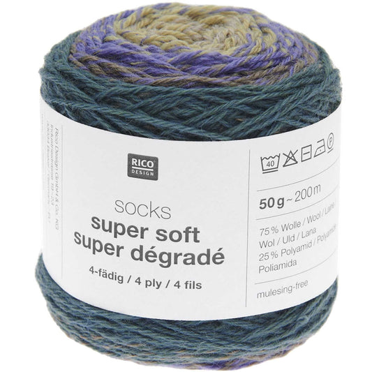 Socks Super Soft Super Dégradé 4-thread