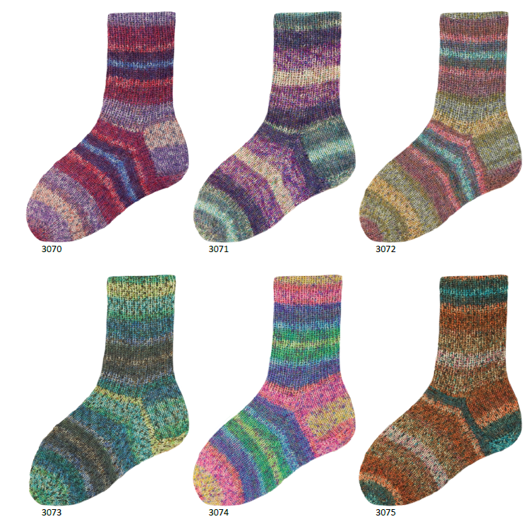 Flotte Socke 4f. Alpaka-Merino