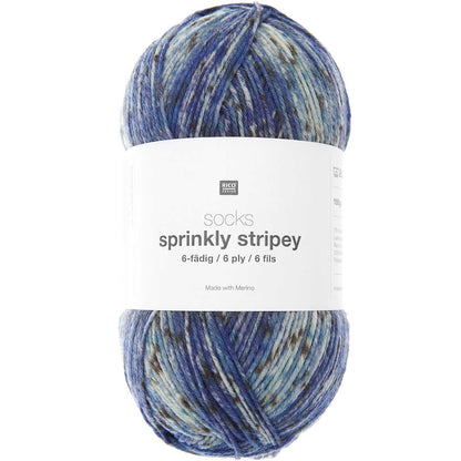 Socks Sprinkly Striply 6-ply 150g 400m