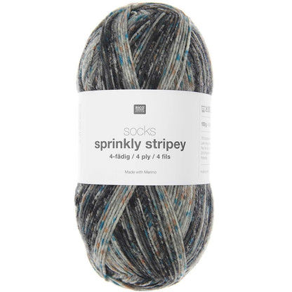 Socks Sprinkly Striply 6-ply 150g 400m