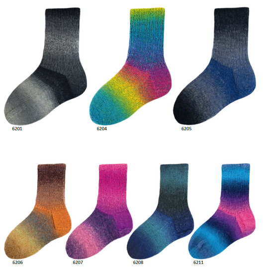 Flotte Socke 4f. Kolibri