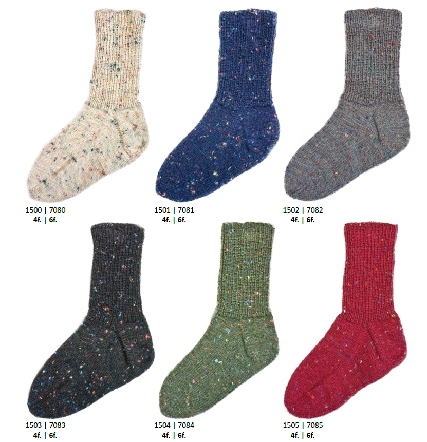 Flotte zeķes 4f. Tweed-Classic