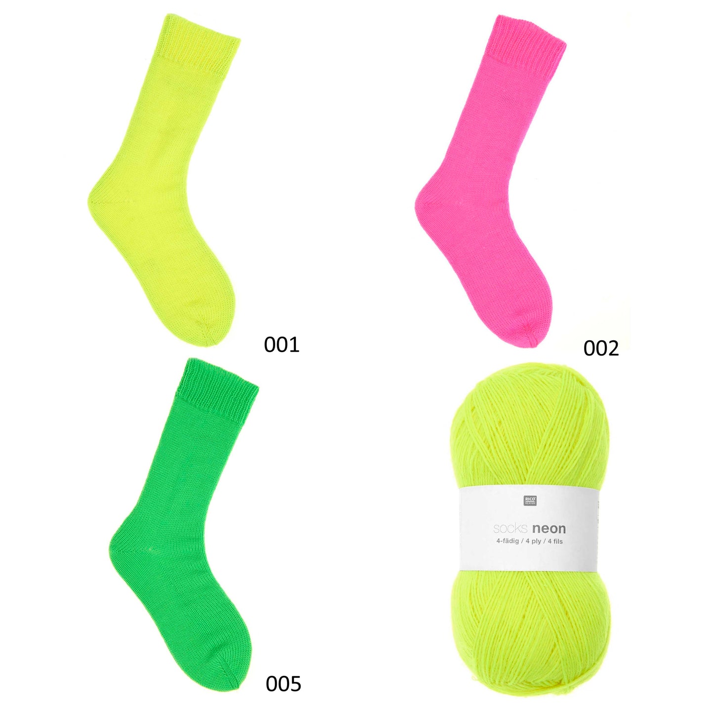 Socks Neon 4-ply 100g 400m